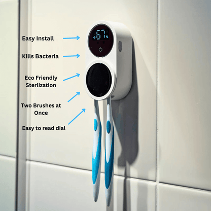 PureBrush™ Twin Sterilising ToothBrush Case